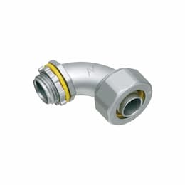 2-1/2-in Connector w/ Insulated Throat, Zinc, 90 Degree