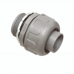 1-in Push-On Connector, Non-Metallic, Straight