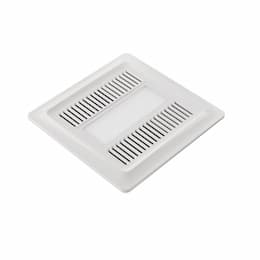 Replacement Grill For ABF Series Bath Fan w/ Light, White