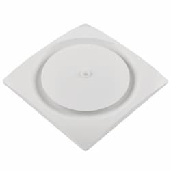 11W Bathroom Fan w/ Humidity & Motion, 80-140 CFM, 120V, White
