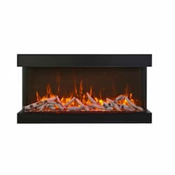 Amantii 60-in Tru View Extra Tall Electric Fireplace w/ 3-Sides