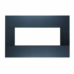 31.5 4-Sided Surround for Abbot Fireplace, Black