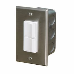 4000W Electric Heater Switch, Flush Mount, Indoor, Single Duplex