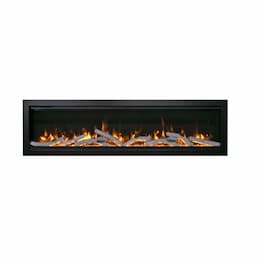 Amantii 34-in Symmetry Electric Fireplace w/ Steel Surround