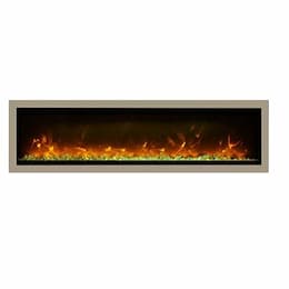 74-in Fireplace Surround for Symmetry Series, Bronze