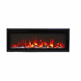 Amantii 42-in Symmetry Xtra Slim Electric Fireplace w/ Remote & WiFi