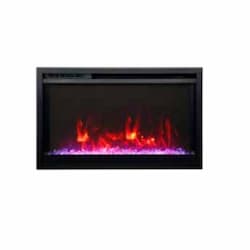 30-in Xtraslim Electric Fireplace Insert w/ Remote & WiFi