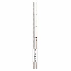 16-ft/5m Telescoping Rod, Metric/Feet/Inches/8ths, Aluminum
