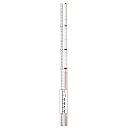 8-ft Telescoping Rod, Feet/10ths/100ths, Aluminum