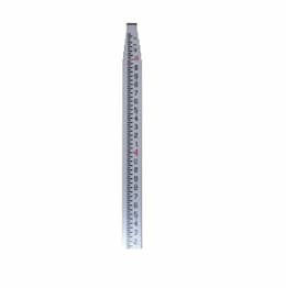 13-ft Telescoping Rod, Feet/Inches/8ths, Fiberglass