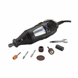 Single Speed Rotary Tool Kit, 0.9A, 120V