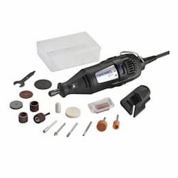 Dual Speed Rotary Tool Kit, 0.9A, 120V