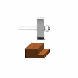 1-1/2-in x 1/2-in Rabbeting Router Bit, Carbide Tipped, 2-Flute