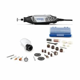 3000 Series Rotary Tool Kit w/ Shield & 25 Accessories, 120V