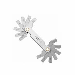 1.00mm - 2.50mm Screw Pitch Gauge, Metric