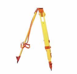 Heavy Duty Tripod w/ Wing Screws, Wood, Orange