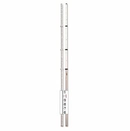 13-ft Telescoping Rod, Feet/10ths/100ths, Aluminum