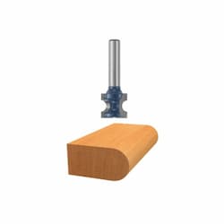 1/8-in x 1/2-in Bullnose Router Bit, Carbide Tipped