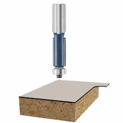 1/4-in x 1-in Flush Trim Router Bit, Carbide Tipped