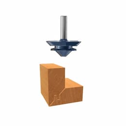 2-5/8-in x 1-3/16-in Lock Miter Joint Router Bit, Carbide Tipped