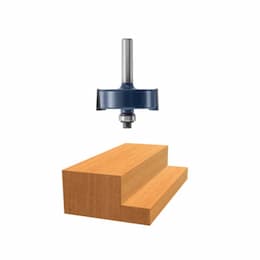 3/8-in x 1/2-in Rabbeting Router Bit, Carbide Tipped