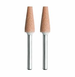 1/4-in 953 Aluminum Oxide Grinding Stone, Small Taper, Bulk