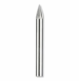 1/8-in 9909 Tungsten Carbide Carving Bit, Arrow