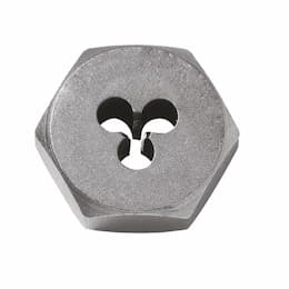 1/4-in 20 Fractional Hex Die, High-Carbon Steel