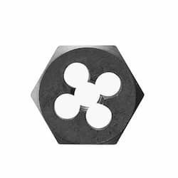 8-mm - 1.25 Metric Hex Die, High-Carbon Steel