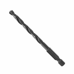 7/32-in x 3-3/4-in Impact Tough Drill Bit, Black Oxide