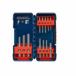 Plug Tap and Drill Bit Combo Set, 12 pc