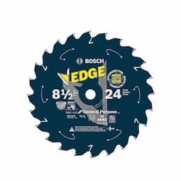 8-1/2-in Edge Cordless Circular Saw Blade, General Purpose, 24 Tooth