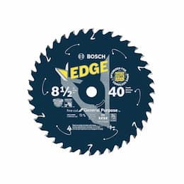 8-1/2-in Edge Cordless Circular Saw Blade, General Purpose, 40 Tooth