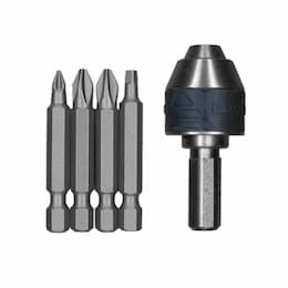 5 pc. Insert Bit Set w/ Clic-Change Chuck