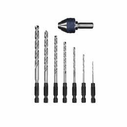 9 pc. Drill Bit Set w/ Clic-Change Chuck