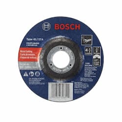 4-1/2-in Abrasive Wheel, Metal Cutting, Type 27, 30 Grit