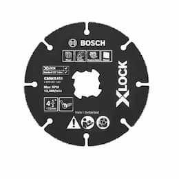 4-1/2-in X-LOCK Multi-Wheel, Carbide Grit