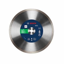 10-in Rapido Premium Diamond Blade, Continuous Rim, Porcelain Tile