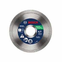 4-in Standard Diamond Blade, Continuous Rim, Clean Cut