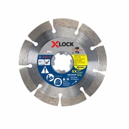 4-1/2-in X-LOCK Xtreme Diamond Blade, Segmented Rim