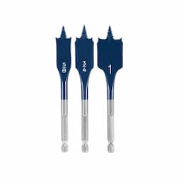 3 pc. Daredevil Spade Bit Set, Stubby Length