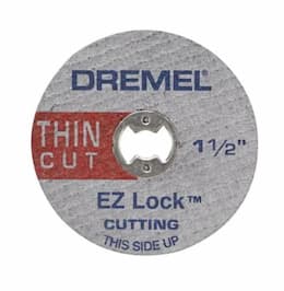 Dremel 1-1/2-in EZ409 EZ Lock Thin Cut-Off Wheel, Bulk