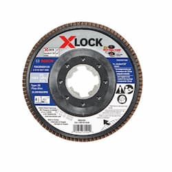 4-1/2-in X-LOCK Flap Disc, Type 29, 120 Grit