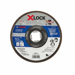 6-in X-LOCK Flap Disc, Type 29, 120 Grit