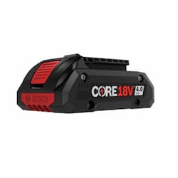 4.0 Ah CORE18V Compact Lithium-Ion Battery, 18V