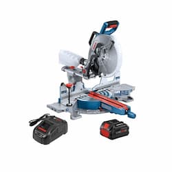 Bosch 12-in Surgeon Dual-Bevel Slide Miter Saw Kit w/ Battery, 18V