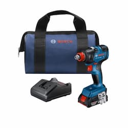 Bosch 1/4-in & 1/2-in Brushless Bit/Socket Impact Driver w/ SlimPack Battery