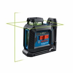 Self-Leveling 360 Degree Cross-Line Laser, Green Beam, 100-ft Max