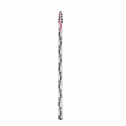 5m Telescoping Leveling Rod, Aluminum, Metric