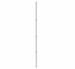 8-ft Telescoping Leveling Rod, Aluminum, Imperial